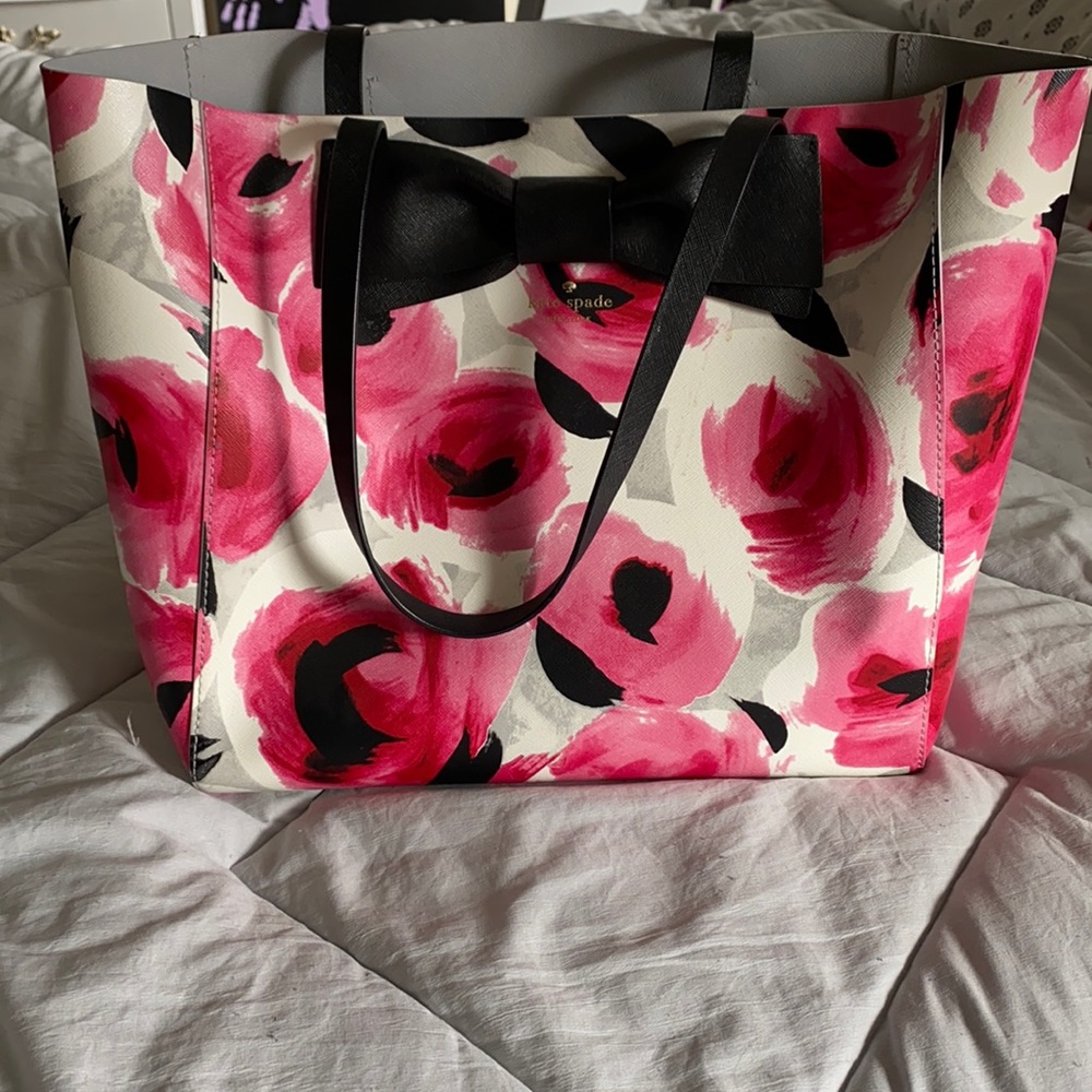 Floral kate spade tote